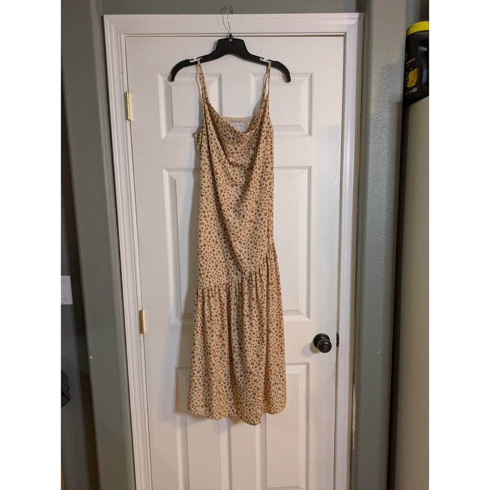 Hayden Leopard Flowy Swing Dress Small Women's